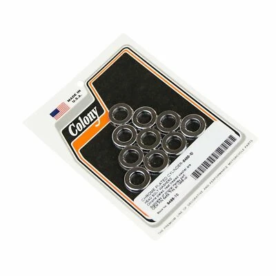 HEAD BOLT WASHERS (Chrome) Knucklehead Panhead Shovelhead Sportster . . 8488-10 - Image 1 of 4