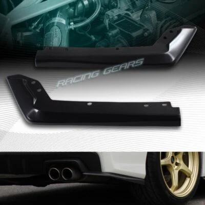 2 PIEZAS PARACHOQUES TRASERO NEGRO ESTILO OE CENEFA LABIO AJUSTE 15-21 SUBARU WRX STI Foto 1 de 4