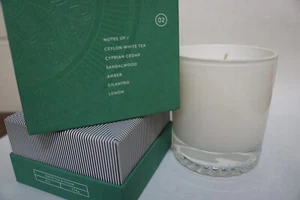 Gibson & Dehn Scented Candle White Tea & Cedar, 8oz. Single Wick Glass Jar, USA - Picture 1 of 3
