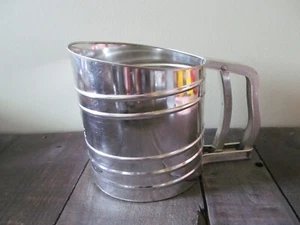 VTG Foley Triple Screen Sifter Sift Chine w/ Squeeze Handle - Picture 1 of 5
