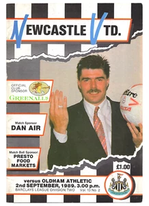Newcastle United v Oldham Athletic 1989-1990 Division Two 02/09/1989 - Picture 1 of 1