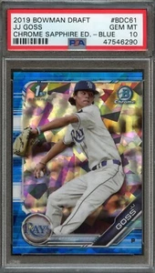 BB - 2019 Bowman Chrome Sapphire - Azul/99 - #BDC61 - JJ Goss - PSA 10 - Imagen 1 de 2