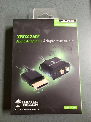 Turtle Beach Xbox 360 Audio Adapter - 0.2M / 0.9FT Gaming Audio Accessory NEW - Image 1 of 2
