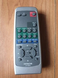 Hitachi CP-RD4S Projector Remote Control - Picture 1 of 3