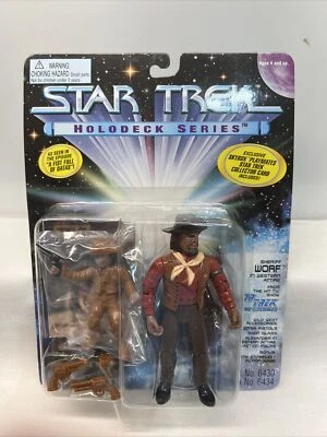 Sheriff Worf & Alexander Playmates Star Trek Holodeck Series TNG Western Figure - Image 1 of 4