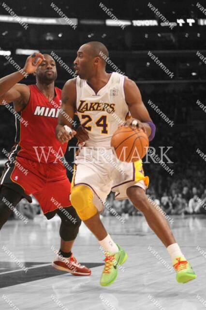 G111 Kobe Bryant LA Lakers Buzzer Beater Basketball 8x10 11x14