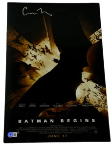 Christopher Nolan Signed 12x18 Photo Batman Begins Autograph Beckett COA - Picture 1 of 2