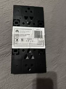 Architectural Mailboxes Bracket Mailbox Mounting Board Plastic Black - Picture 1 of 2