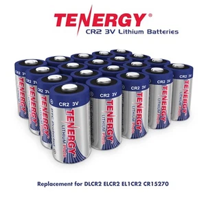 Tenergy CR2 Lithium 3V Battery DLCR2 ELCR2 EL1CR2 CR15270 - BULK Lot - Picture 1 of 12