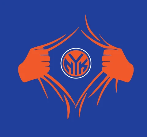 New York Knicks Superman Rip shirt Jalen Brunson Randle RJ Barrett Obi Toppin NY Cover