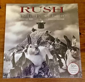 Rush Presto 16 Monatskalender 2020 Offiziell 30 Jahre Anniv. Neues Sammlerstück - Bild 1 von 2