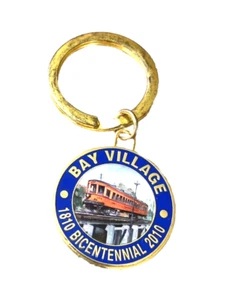 Bay Village Ohio 1810 Bicentennial 2010 Key Chain - Picture 1 of 2