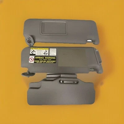 Par de parasoles Toyota 4Runner 2003-2009 juego de vinilo gris OEM JUEGO DOBLE Foto 1 de 4