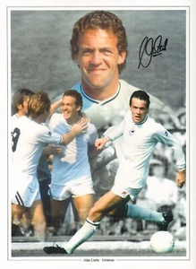 ALAN CURTIS - Swansea & Wales Fußballer - 12x16" HANDSIGNIERTES MONTAGEFOTO - Bild 1 von 2