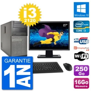 PC tour DELL 7010 Bildschirm 27 " Intel i3-2120 RAM 16Go Scheibe 250Go Windows - Bild 1 von 3