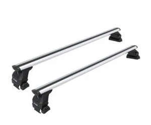 For Toyota Yaris Sedan 2014-2020 Roof Rack Cross Bars Normal Roof Alu Silver - Picture 1 of 4