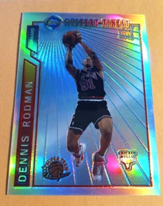 1996-97 Topps Mystery Finest Bordered Refractors #M7 Dennis Rodman - Bulls - Picture 1 of 2