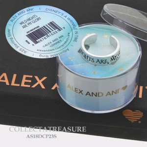 Authentic Alex and Ani Wild Nights Are My Glory .925 Sterling Silver Wrap Ring - Picture 1 of 1