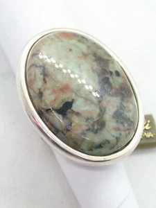ANELLO in ARGENTO 925 con AGATA naturale - pietra dura - pietre dure - - Imagen 1 de 9