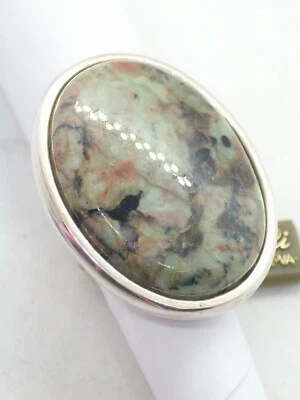 ANELLO in ARGENTO 925 con AGATA naturale - pietra dura - pietre dure - - Immagine 1 di 4