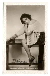 1920's MOVIE STAR FAN PHOTO POSTCARD - DOLORES DEL RIO - SIGNED - Picture 1 of 2