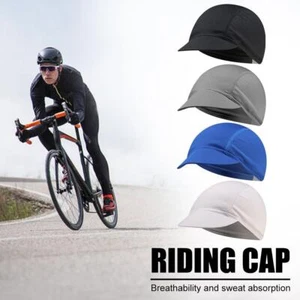 Mesh Solid Color Outdoor Cycling Cap Sun Protection Summer Elastic Hat Headwears - Photo 1/13