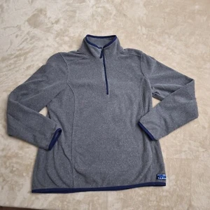 L.L. Suéter Bean Adulto Mujer Gris Medio Cuello Simulado 1/4 Cremallera Polar - Imagen 1 de 11