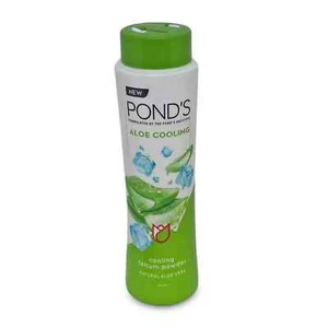 Ponds Aloe Cooling Talkum Powder 100g Hilft, überschüssige Feuchtigkeit und S... - Bild 1 von 4