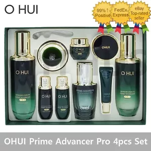 O HUI Prime Advancer Pro 4pcs Special Set Anti Aging Lifting 9 Items K-Beauty - Picture 1 of 6