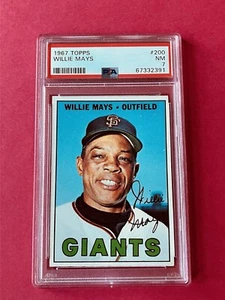 1967 Topps #200 Willie Mays Giants Hof PSA 7 NM Centered - Bild 1 von 8