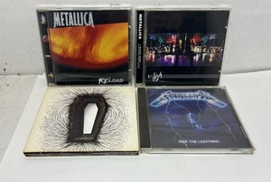 METALLICA - LOT OF 4 CDs - S&M, Reload, Death Magnetic, Ride The Lightning - Picture 1 of 4