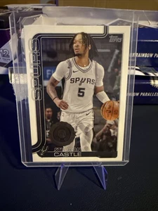 2025-26 Topps Basketball #197 Stephon Castle SPURS - Foto 1 di 3