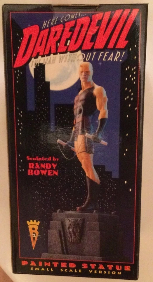 Estatua Bowen Designs Daredevil (Amarillo), #1328/2000, ¡NUEVA EN CAJA Y SIN EXHIBIR! Foto 1 de 1