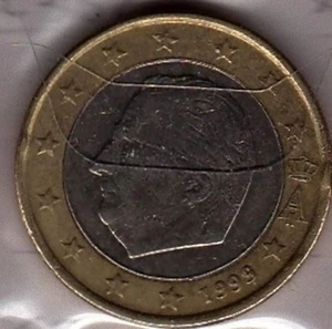 E352 Moneta Coin BELGIO: 1 euro 1999 - Imagen 1 de 1