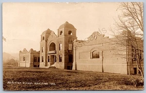 K40/ Ashland Oregon RPPC Postkarte um 1910 High School Gebäude 427 - Bild 1 von 2