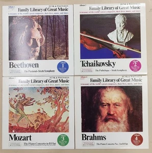 Family Library of Great Music 12 LOT, Funk & Wagnalls NM Vinyl (6 Still Sealed) - Picture 1 of 3