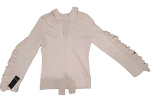 New Rachel Roy Women's Ruffled Sleeve Sweater Top Size Lg - Picture 1 of 4
