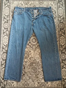 Jeans Levi's 501 Bottoni Fly Uomo 40 X 29 - Foto 1 di 13