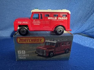 Matchbox #69 Wells Fargo Security Truck - Vintage 1978 Lesney Superfast ~ D24-01 - Bild 1 von 11