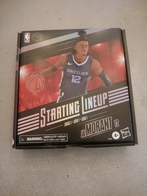 Hasbro Starting Lineup NBA Series 1 Ja Morant Memphis Grizzlies 6" Brand New  - Image 1 of 2