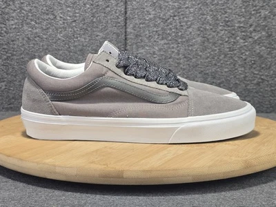 VANS Old Skool Low High Shine Gunmetal Women's Sz 11 Shoes Sneakers VN000CR42VM - Image 1 of 4