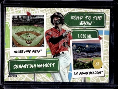2024 Topps Pro Debut Sebastian Walcott Road to the Show #RTTS-6 - Image 1 of 2
