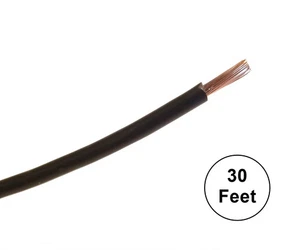 A16-00-30 30FT 16AWG BLACK Stranded Automotive Hook Up 50V Wire ~ 80C J1128 - Picture 1 of 1