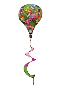Briarwood Lane Deluxe Hummingbird Feeder Hot Air Balloon Spinner - Picture 1 of 2