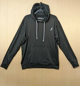 Kangol Men's Large Black Pullover Hoodie Kangaroo Pocket Long Sleeve - Picture 1 of 9