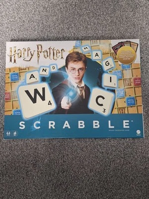 Harry Potter Scrabble Board Game – Themed Word Game – Good Condition - Image 1 of 3