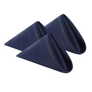 Cloth Napkins 17x17 inch Washable Polyester Dinner Napkins Soft Table Napkins - Picture 1 of 8