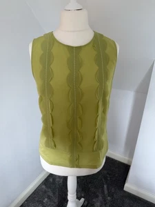 Condizioni Immacolate! Top senza maniche verde lime di Principles - 14 Petite - Foto 1 di 5
