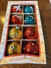 Vintage Christmas Ornaments Made In Western Germany In Original Box