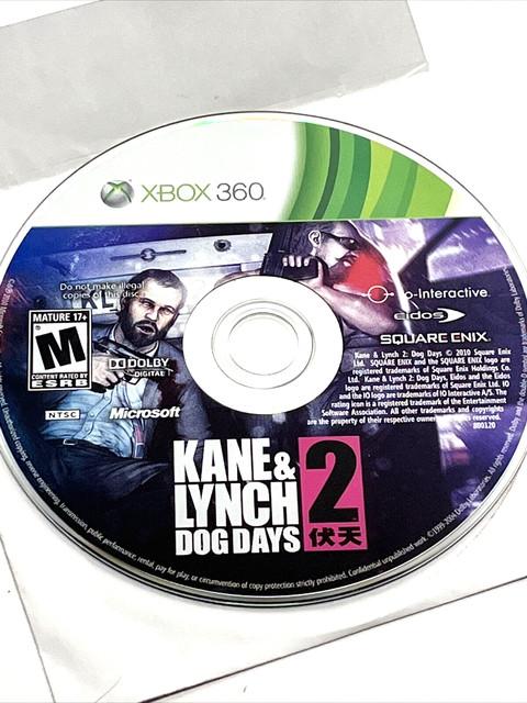 Jogo Kane & Lynch 2: Dog days (USADO) - Fenix GZ - 16 anos no mercado!